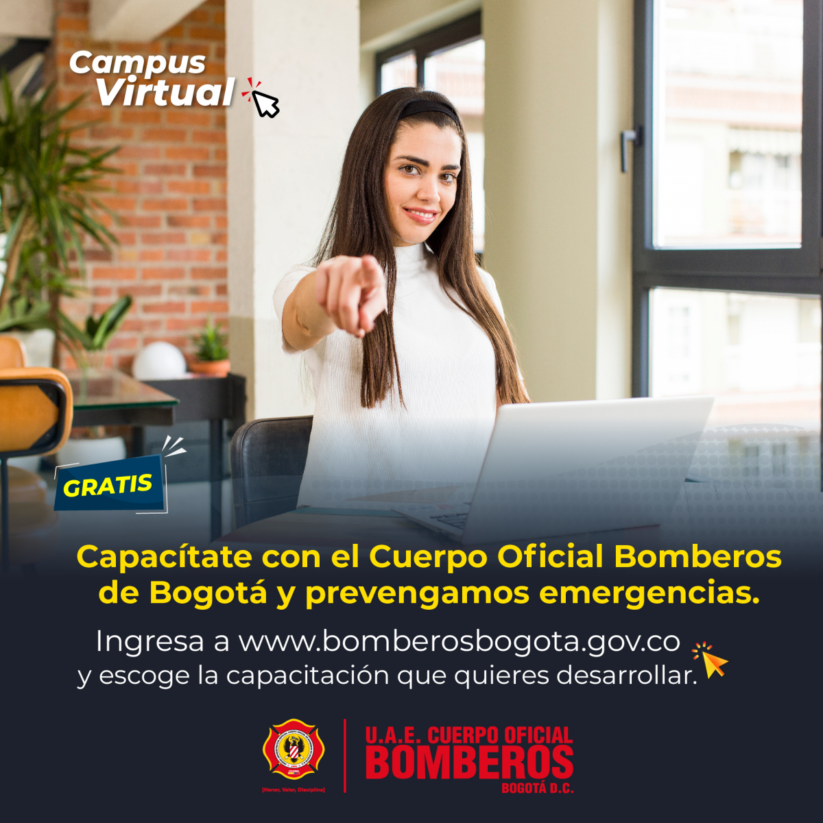 Capacitace con el Cuerpo Oficial de Bomberos Bogotá