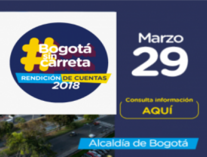 Rendición de Cuentas 2018 Alcaldía de Bogotá