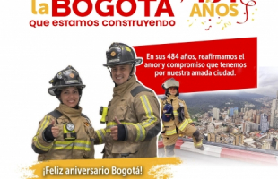 ¡Feliz aniversario Bogotá!
