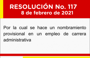 Resolución No. 117 DE 2021