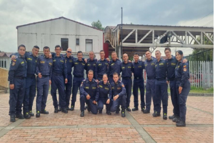 Integrantes del curso 50, quienes hoy fueron entregados a las diferentes estaciones para apoyar la operación