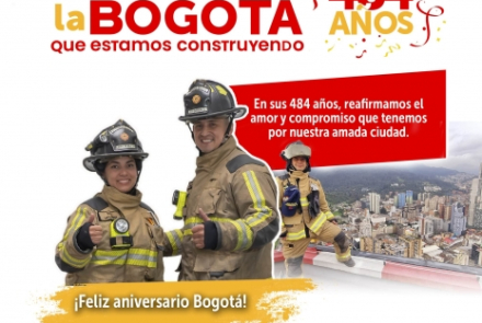 ¡Feliz aniversario Bogotá!