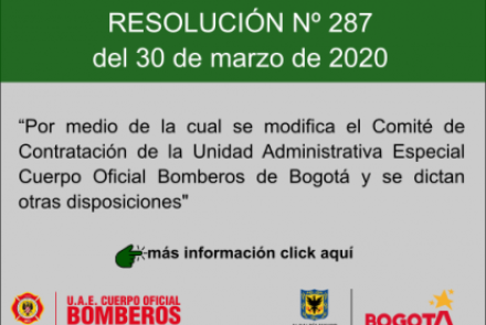 RESOLUCIÓN Nº 287  DEL 30 DE MARZO DE 2020