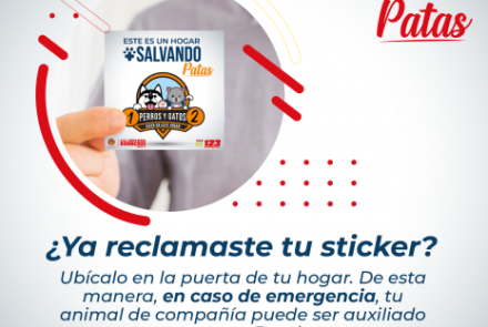 ¿Ya reclamaste tu stiker?