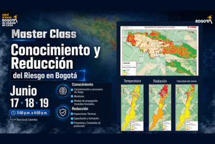 MasterClass de Conocimiento y Reducción del Riesgo en Bogotá